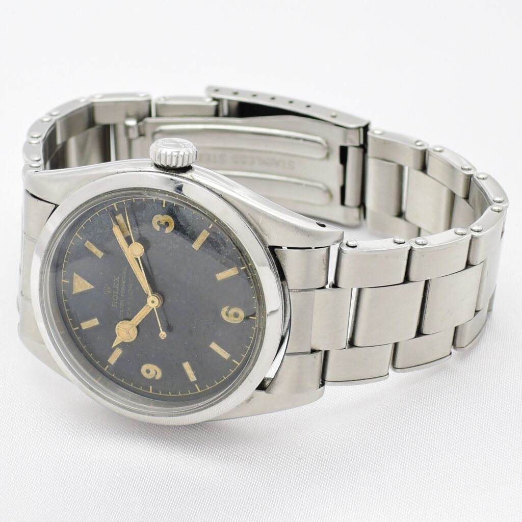 ロレックス 初期 エクスプローラーⅠ 6150 ブラック文字盤 17cm AT ROLEX ExplorerⅠ 36 Black Dial C007967