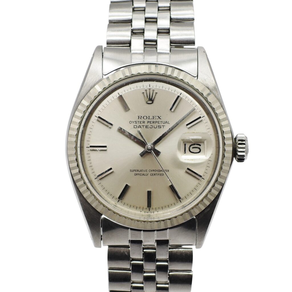 ロレックス デイトジャスト 36 1601/4 シルバー AT 15cm ROLEX Date-Just 36 Silver C008033