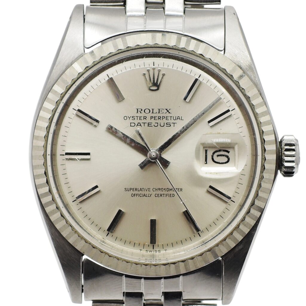 ロレックス デイトジャスト 36 1601/4 シルバー AT 15cm ROLEX Date-Just 36 Silver C008033