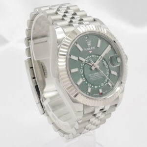 ロレックス スカイドゥエラー 336934 2025年保証書 緑 ミントグリーン 17cm AT ROLEX Sky-Dweller Green C008063