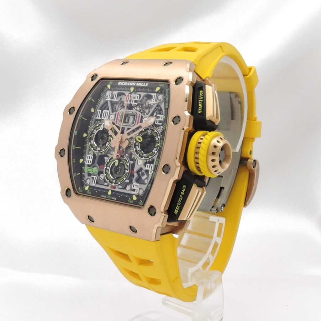 リシャールミル RM11-03 クロノグラフ AT 文字盤スケルトン Richard Mille Chronograph Full Rose Gold C008065