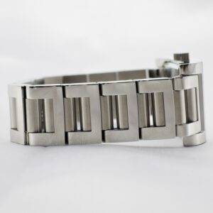 ブルガリ レッタンゴロ RT39BRSS 黒文字盤 AT 15.5cm BVLGARI Rettangolo C008273