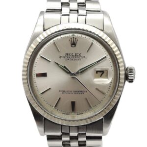 希少キャリバー ロレックス  デイトジャスト36 1601 シルバー文字盤  16cm AT ROLEX Date-Just 36 Silver C008587