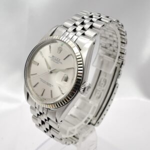 希少キャリバー ロレックス  デイトジャスト36 1601 シルバー文字盤  16cm AT ROLEX Date-Just 36 Silver C008587