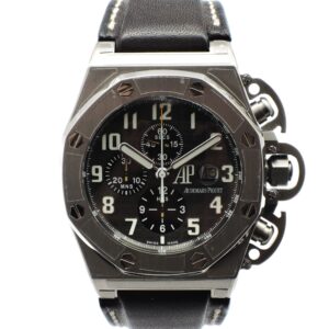 オーデマピゲ ロイヤルオーク オフショア T3 25863TI.OO.A001CU.01 グレー チタン/レザー 自動巻 Audemars Piguet C008804