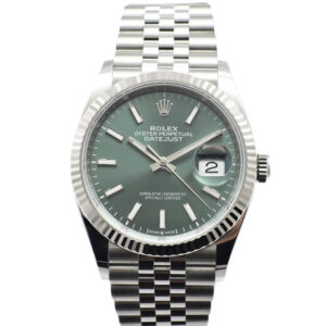 ロレックス デイトジャスト 36 126234 ミントグリーン 18cm WG/SS 自動巻 Rolex Date-Just 36 Mint green C008802