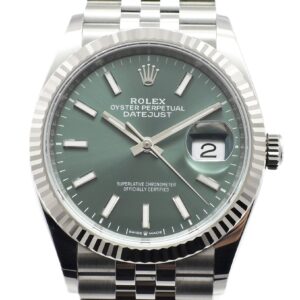 ロレックス デイトジャスト 36 126234 ミントグリーン 18cm WG/SS 自動巻 Rolex Date-Just 36 Mint green C008802