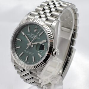 ロレックス デイトジャスト 36 126234 ミントグリーン 18cm WG/SS 自動巻 Rolex Date-Just 36 Mint green C008802