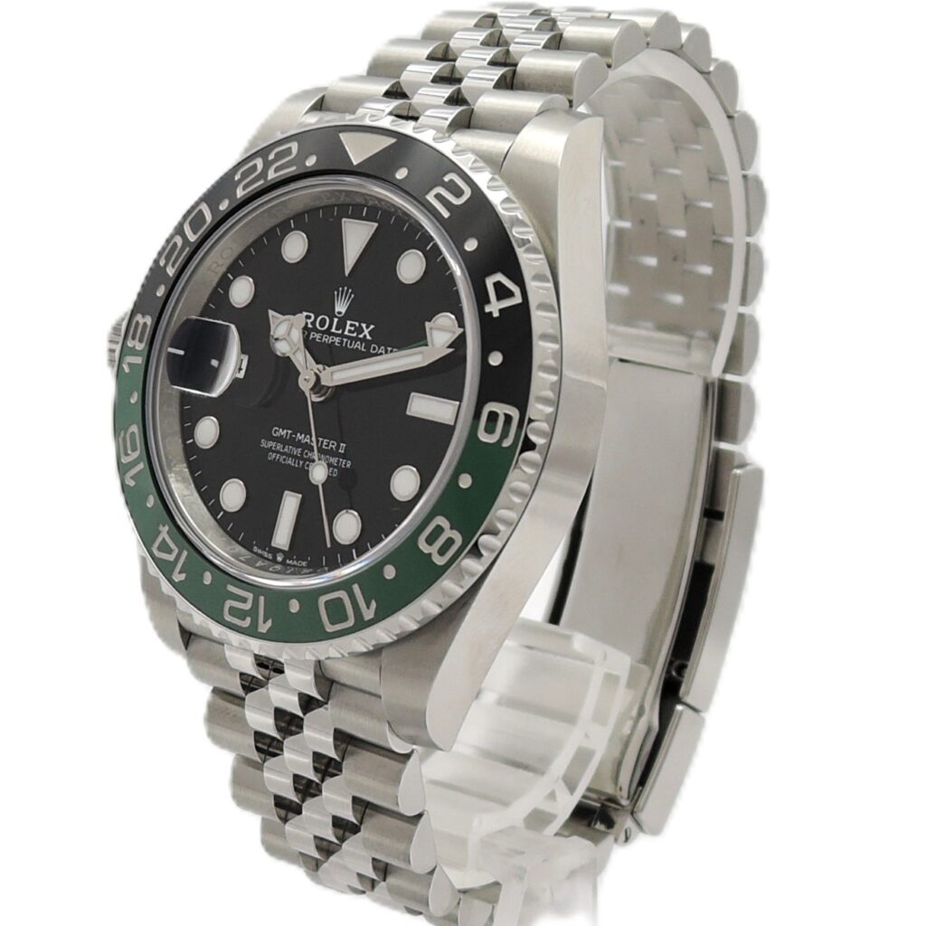 ロレックス GMTマスターⅡ 126720VTNR ジュビリーブレス  黒 緑 ブラック グリーン 18cm AT ROLEX GMT-MASTERⅡ Black Green C008260