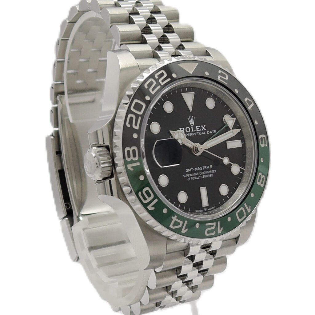 ロレックス GMTマスターⅡ 126720VTNR ジュビリーブレス  黒 緑 ブラック グリーン 18cm AT ROLEX GMT-MASTERⅡ Black Green C008260