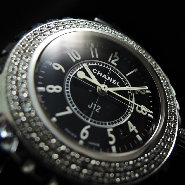 CHANEL J12 H0949 黒セラ ダイヤベゼル 黒 レディース腕時計【委託中古時計】 | クレアフェルヴェール（CREA