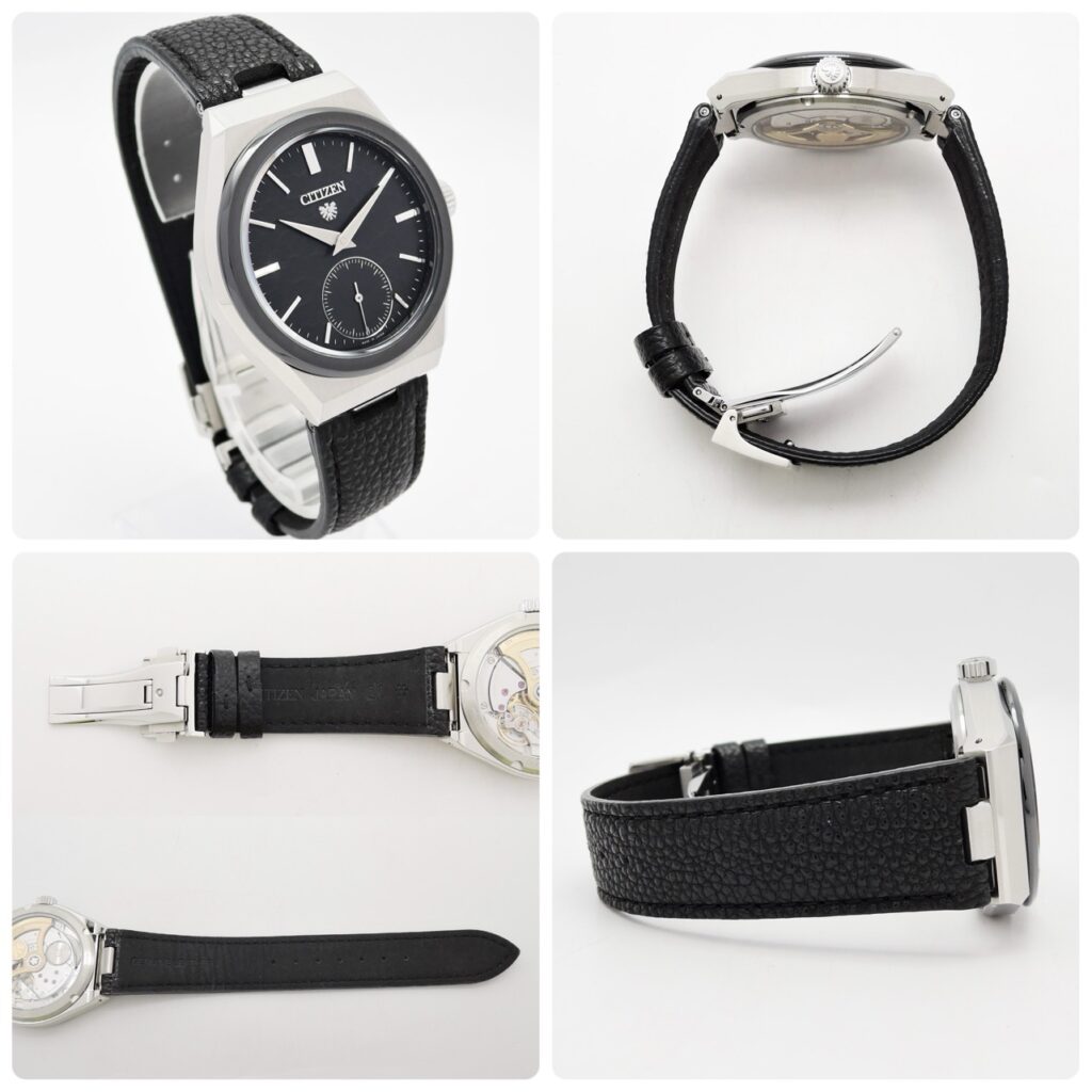 シチズン The CITIZEN メカニカルモデル NC0206-18E 限定モデル ジルコニアセラミックベゼル SS ブラック 19㎝ AT CITIZEN The CITIZEN Mechanical model zirconia ceramic bezel Black C003703