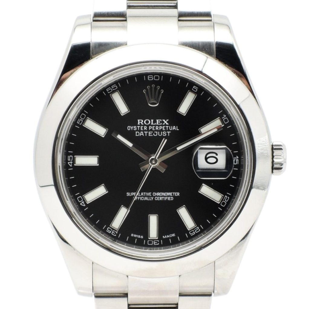 ロレックス デイトジャストⅡ  116300 黒 ブラック  17.5cm AT ROLEX Date-JustⅡBlack C005428