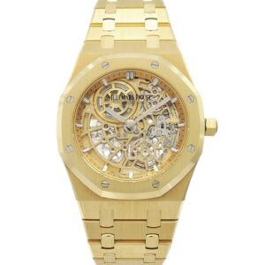 オーデマ・ピゲ ロイヤルオーク ジャンボ  エクストラ シン オープンワーク 16204BA.OO.1240BA.01 シルバー スケルトン 17.5cm AUDEMARS PIGUET Royal Oak C008024