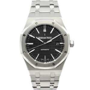 オーデマピゲ ロイヤルオーク 41 15400ST.OO.1220ST.01 黒 ブラック 18cm AT AUDEMARS PIGUET Royal Oak 41 Black C006905