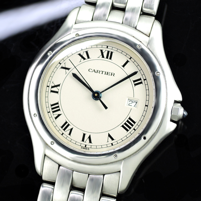 カルティエ Cartier クーガ ボーイズ SSxSS クオーツ時計