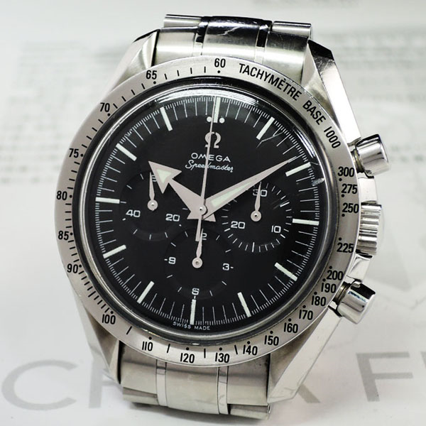 オメガ OMEGA スピードマスター 3594.50 プロフェッショナル 1861 1st レプリカ プラ風防 保証書 箱 【委託時計】