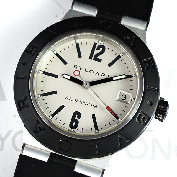 ブルガリ BVLGARI アルミニウム クロノグラフ AL38TA メンズ腕時計 自動巻 【委託時計】